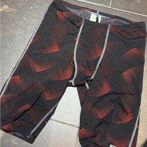 Speedo Black and Red Swim jammers